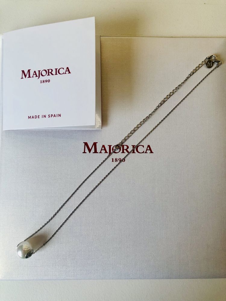 Colar de prata com pérola | Majorica