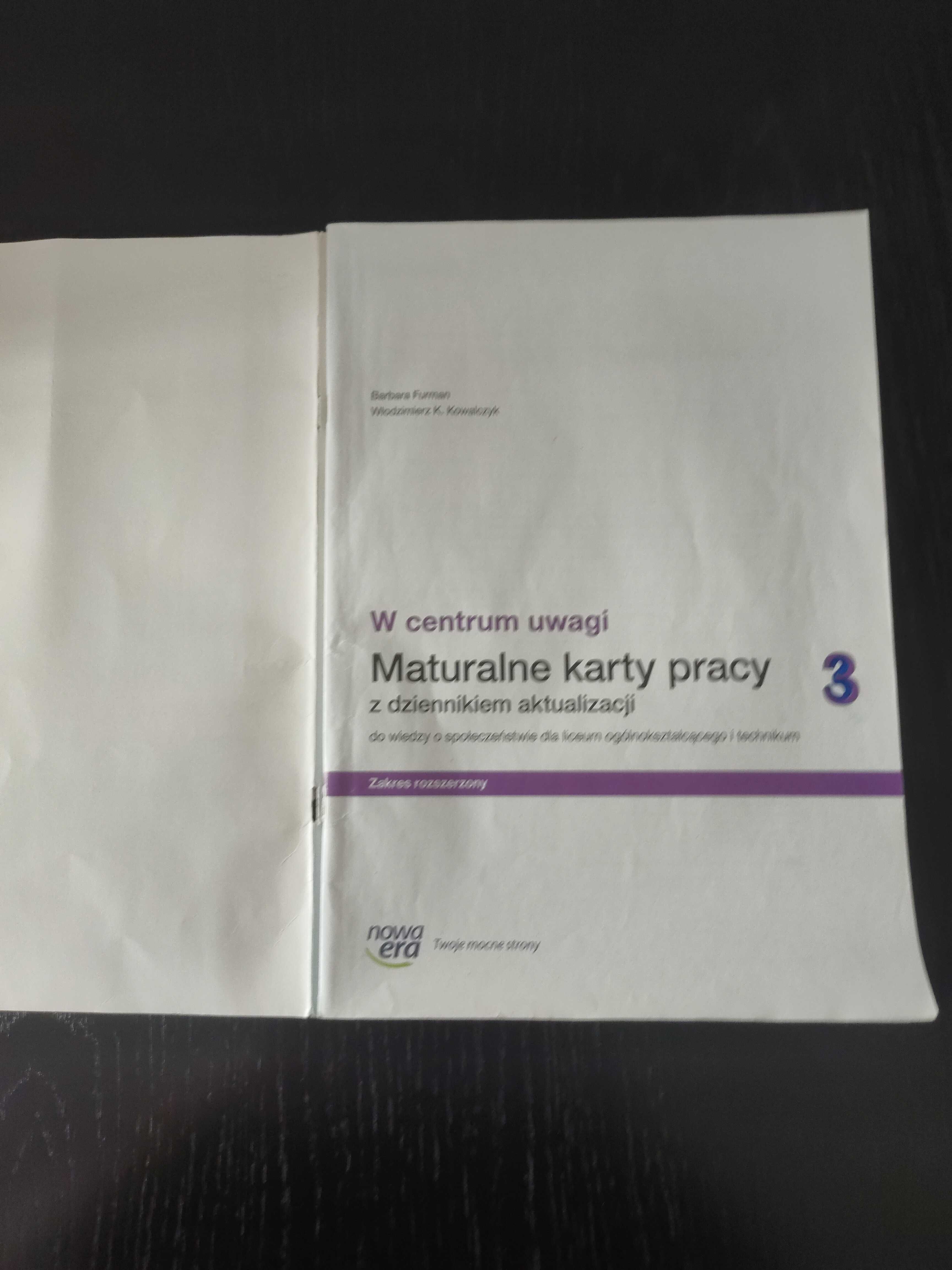 W centrum uwagi Maturalne karty pracy