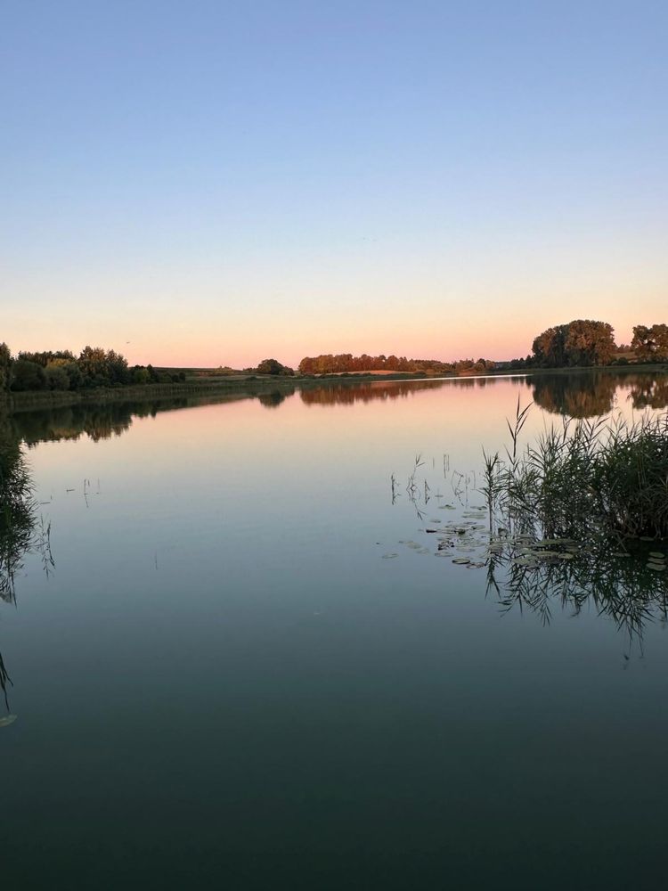 Działka budowlana z linią brzegową jeziora
