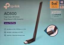 Wi-Fi адаптер TP-LINK Archer T2U Plus AC600 Дводіапазонний Wi-Fi USB-а