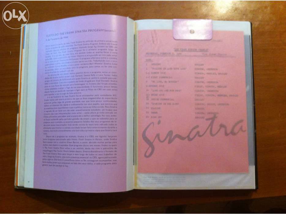 Livro Tesouros de Sinatra de Charles Pignone