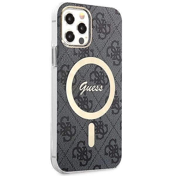 Etui Guess 4g Print MagSafe na iPhone 12 / iPhone 12 Pro + ładowarka i