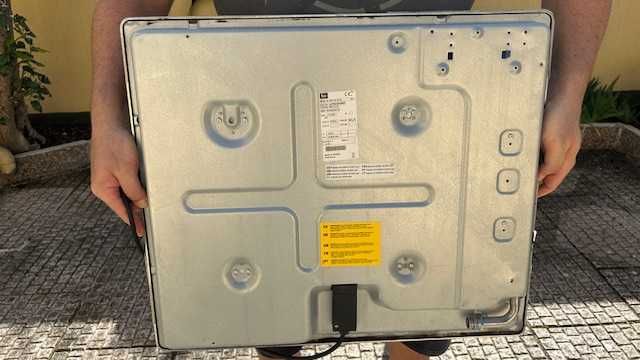 Placa inox de fogão a gás propano canalizado Teka (acend. Elect)