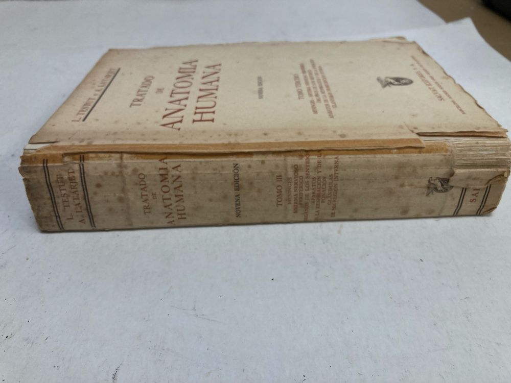 2 Livros antigos Tratado de Anatomia Humana, L. Testut