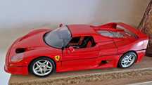 Model Ferrari F50 Bburago Made in Italy skala 1:18 czerwone / red