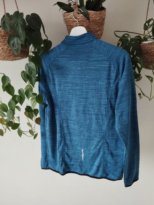 Męska, uniseks bluzka sportowa, z krótkim suwakiem, ocieplana r. M Cra