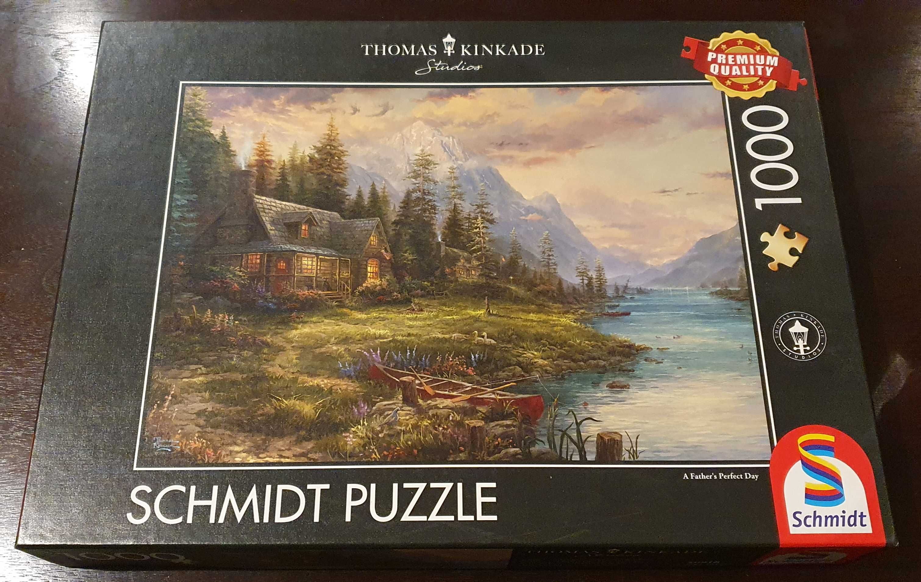 Puzzle Schmidt 1000 Wyjazd w męskim gronie /ułożone,wszystkie elementy