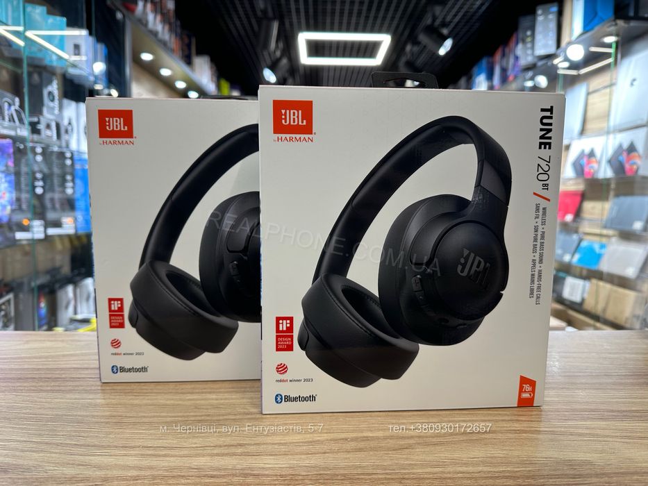 Навушники JBL Tune 720BT Black (JBLT720BTBLK)