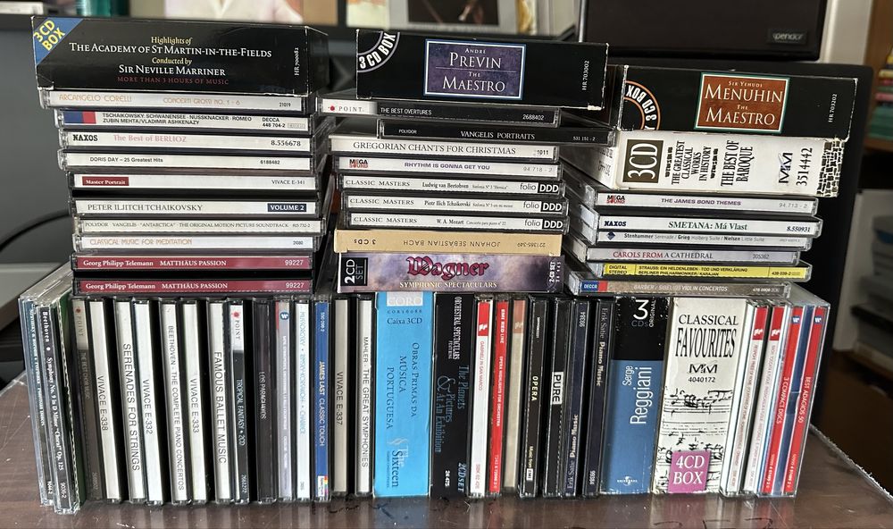 70 CD’s de Musica Clássica em bom estado