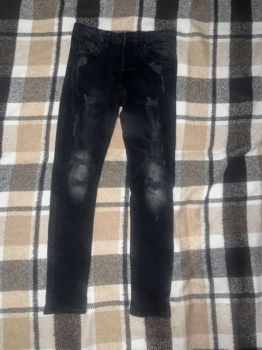 h&m slim jeans/слим джинсы м размер