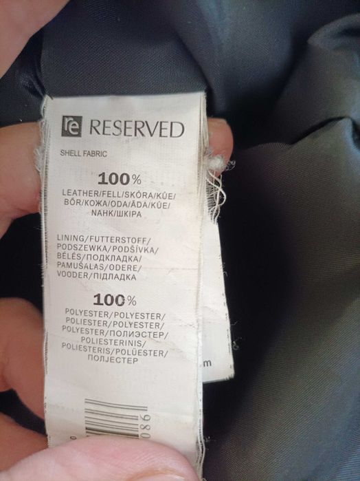 Zamszowy skórzany płaszcz