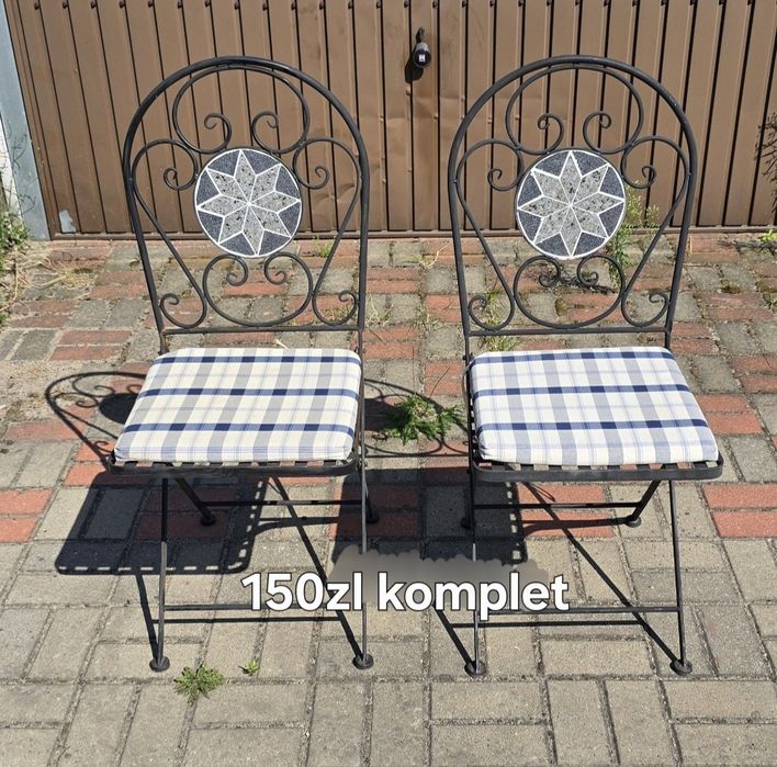 Stół ogrodowy i krzesła