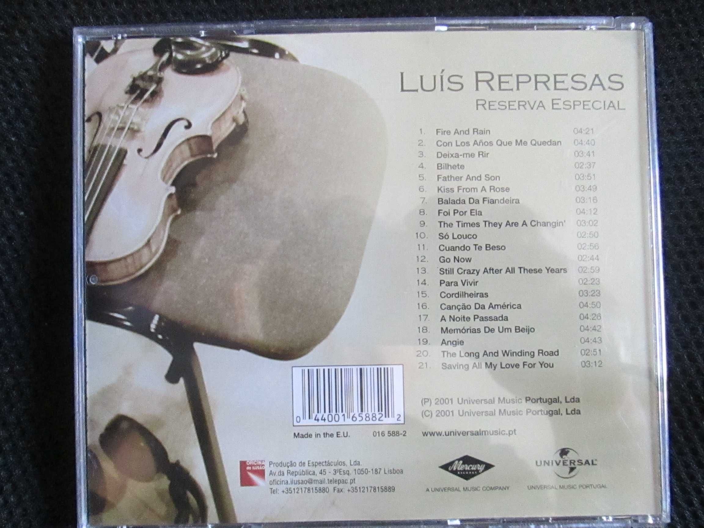 Luís Represas - Reserva Especial