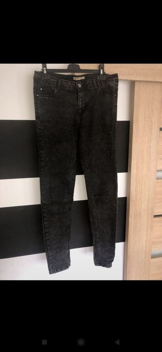 Spodnie jeansowe skinny czarne