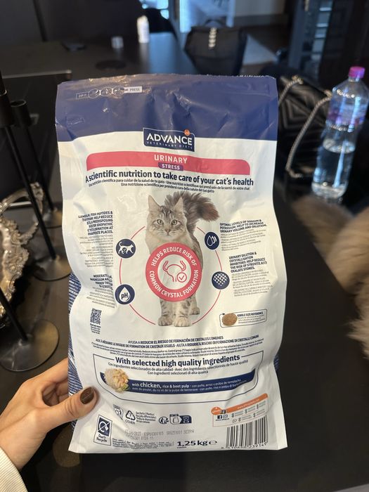 Ração seca Advance para gatos