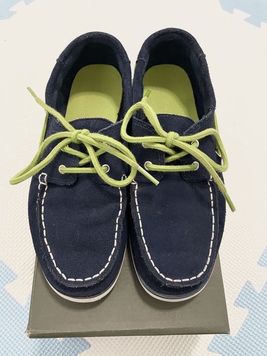 Buty mokasyny granatowe zamszowe Timberland r. 36