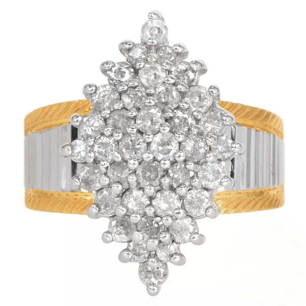 pierścionek złoto diamenty brylanty 1,08 ct 6,21 g certyfikat g841