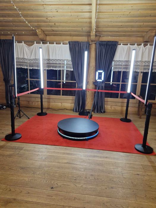 Fotobudka 360, Cięzki dym, Fontanny iskier,Miny dymne Wiatraki iskier