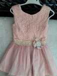 Vestido cor salmao/rosa marca miranda