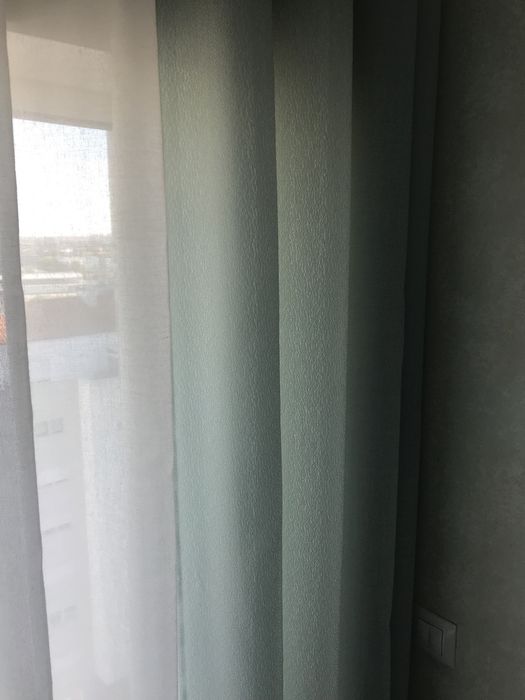 Cortinados Verde Água. Veja os outros dos meus anúncios.