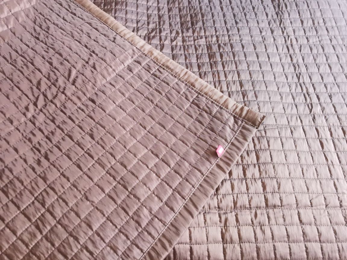 Brunatna brązowa pikowana narzuta na łóżko Home&you Falco 200x220