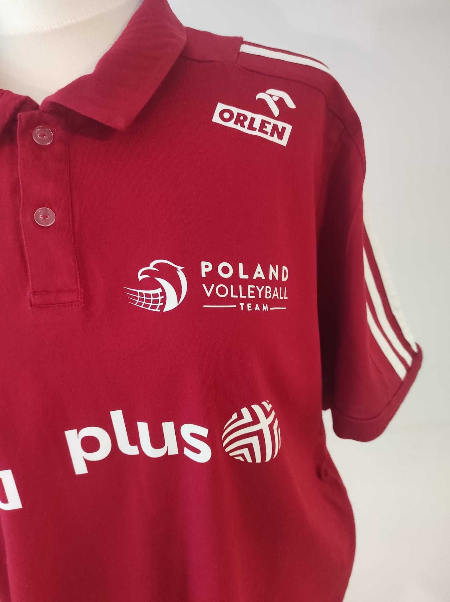 Koszulka Polo, Adidas, nowa, reprezentacja Polski, siatkówka