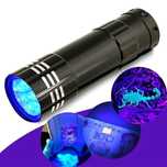 Lanterna Luz Negra Ultravioleta UV Fluorescente Verificar Notas Marcas