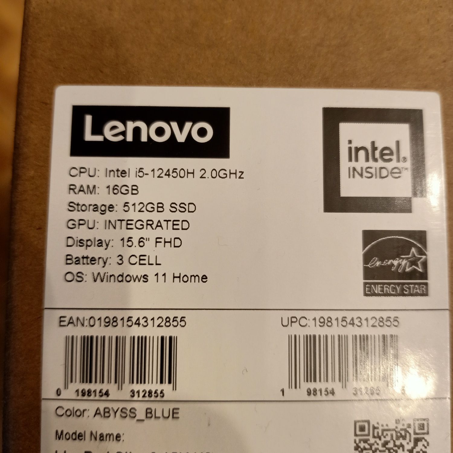 Lenovo Ideapad SLIM i5-12450H 2.0 16GB SSD512 IPS Win11 NOWY Gwarancja