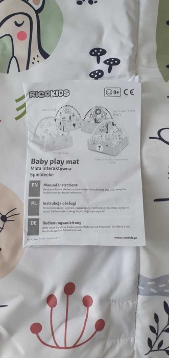 Дитячий ігровий килимок Ricokids "Baby play mat Rabbit"