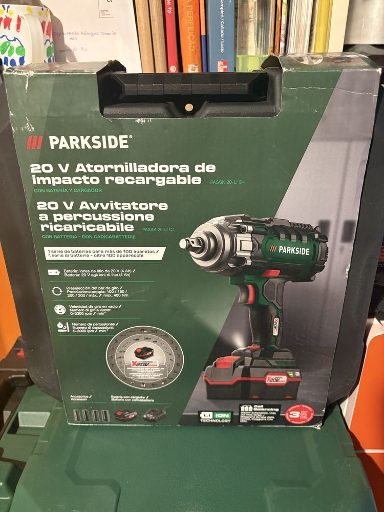 Aparafusadora de Impacto Parkside X20 - Nova