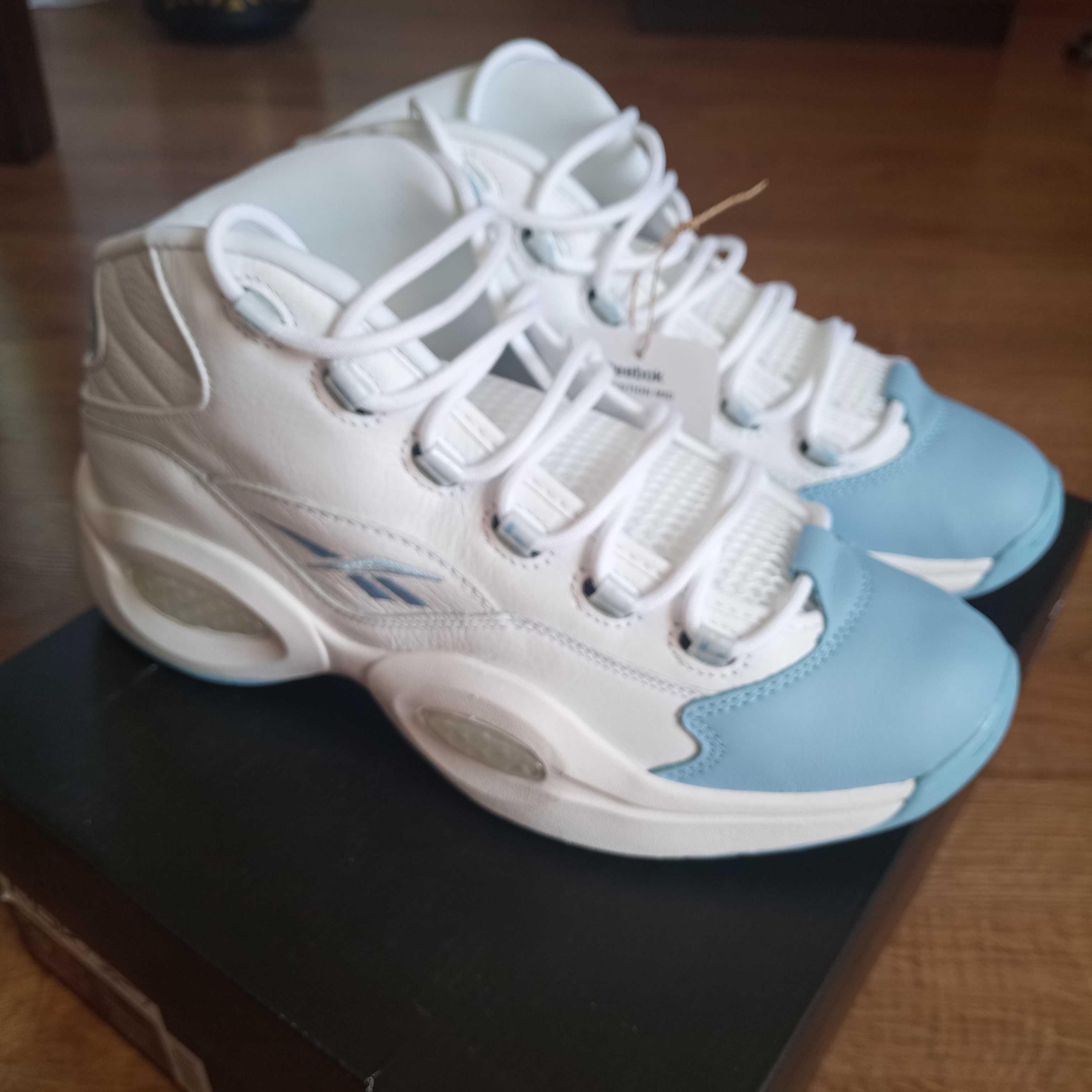 Biało - niebieskie buty Reebok