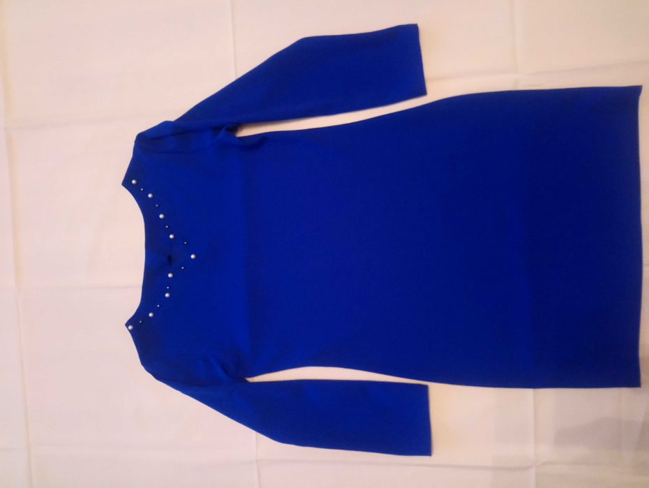 Sukienka w kolorze kobaltowym rozm S