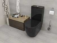 Унітаз-компакт NEWARC Modern 3822B-М Чорний матовий