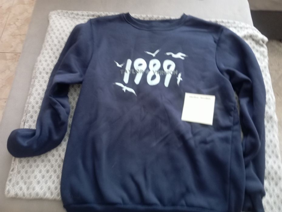 Sweatshirt Taylor Swift 1989 azul marinho