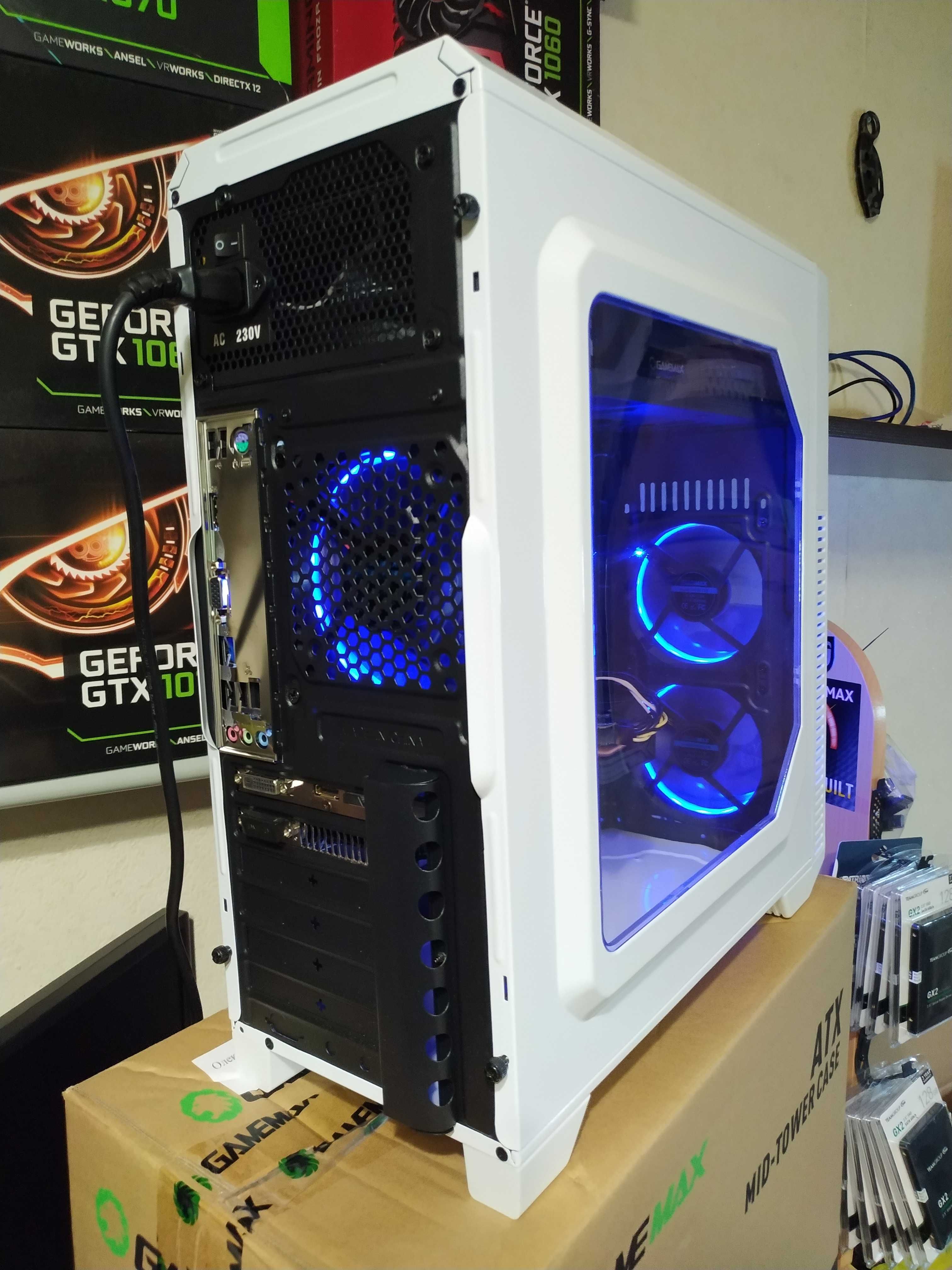 Ігровий комп'ютер Intel I5 6600 3.9GHZ, GTX 1060 6GB, 16GB DDR4, SSD+