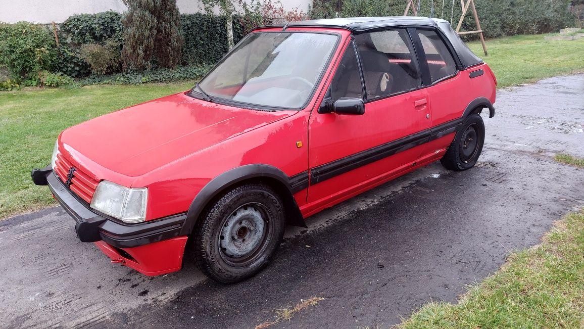 Peugeot 205 junior GTI XS 1.8 diesel, benzyna i inne