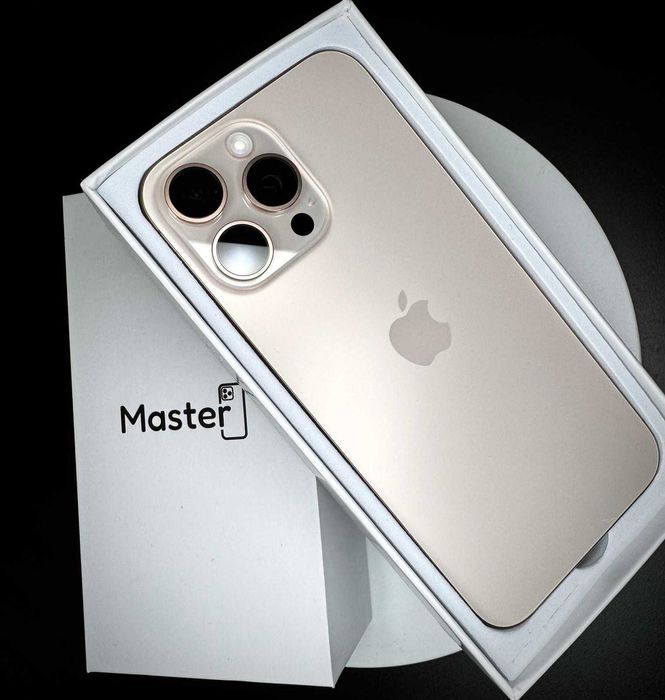 Apple iPhone 16 Pro Max 256GB Desert Nieużywany 100%Bat 0Cykli 6Msc GW