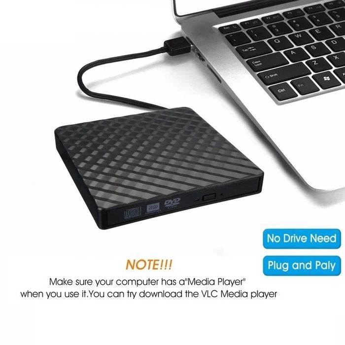 Привод внешний пишущий USB 3.0 DVD-RW CD-RW. НОВЫЙ!