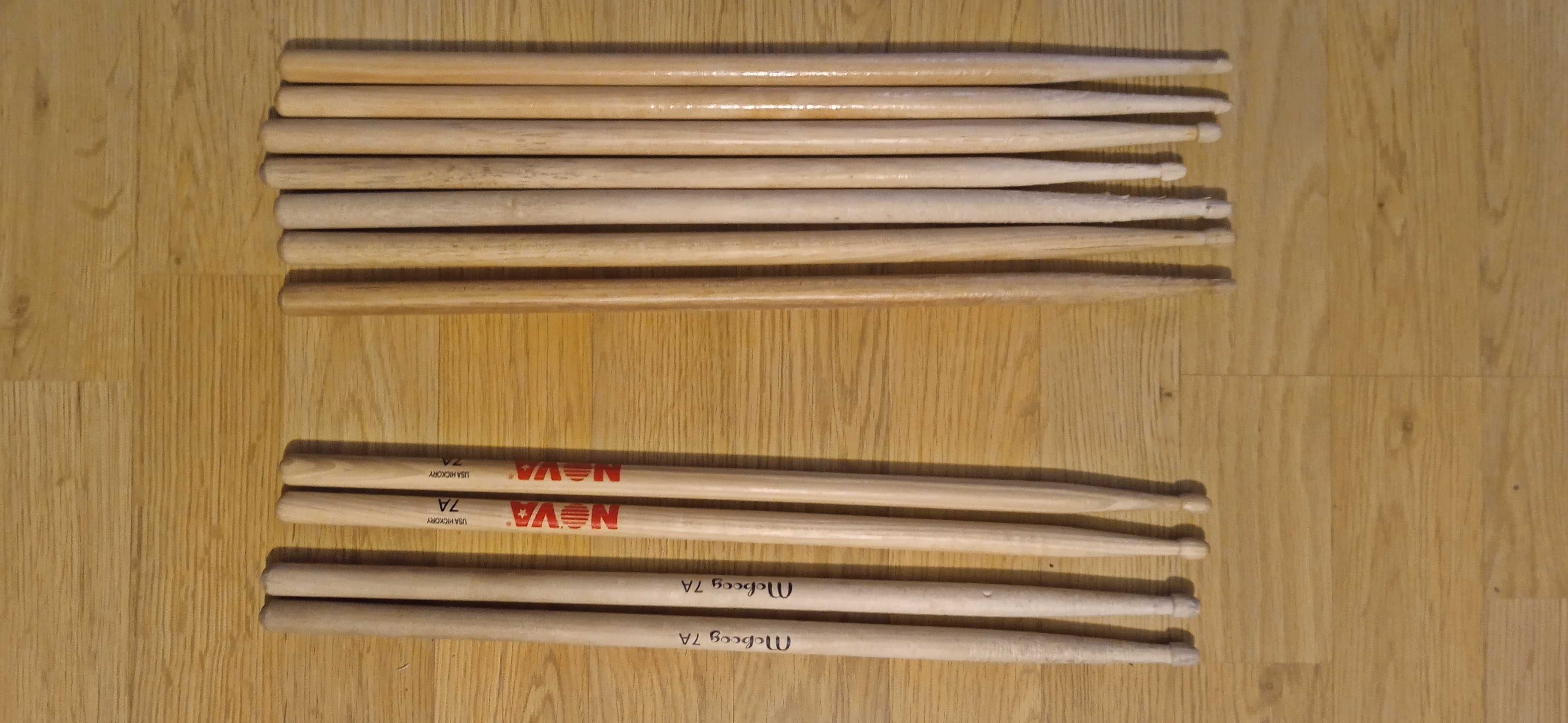 Perkusja (talerze Paiste) + zestaw pałek