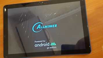 Планшет Allwiner на Android - робочий сенсор, битий екран.