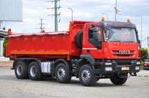 Iveco 410 TRAKKER 8x4 3 STR KIPER HYDROBURTA NOWE SPRZĘGŁO