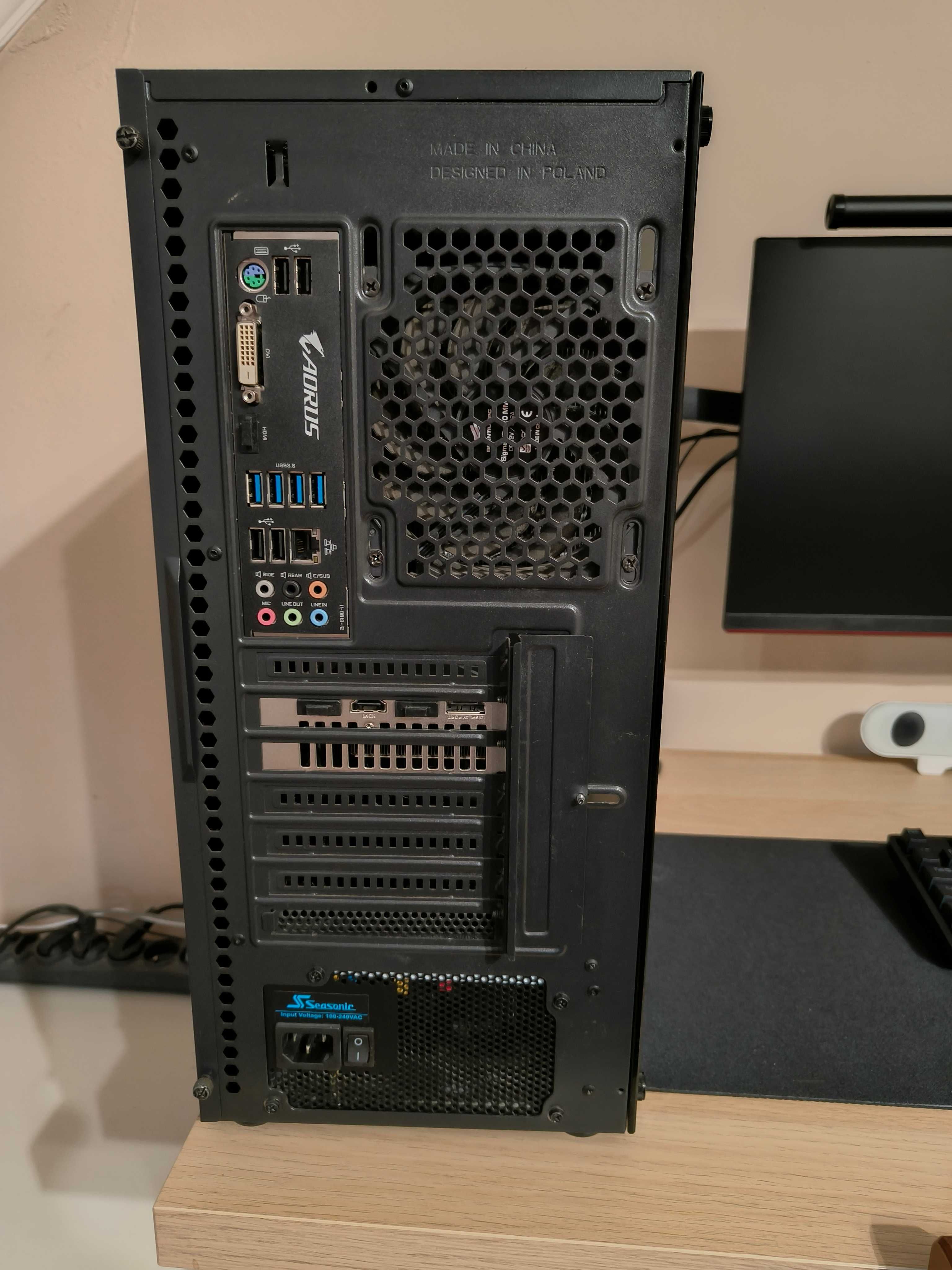 Komputer RX 5600xt, Ryzen 5600G, 16GB ram, SSD, monitor