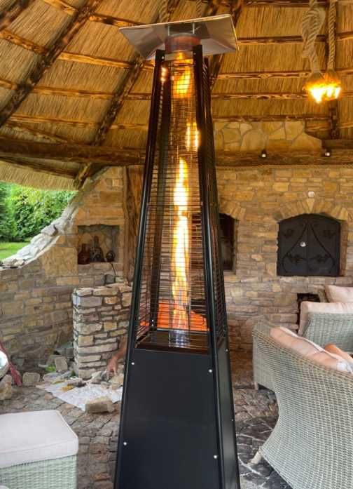 PARASOL GRRZEWCZY gazowy promiennik ogrzewacz tarasowy + pokrowiec