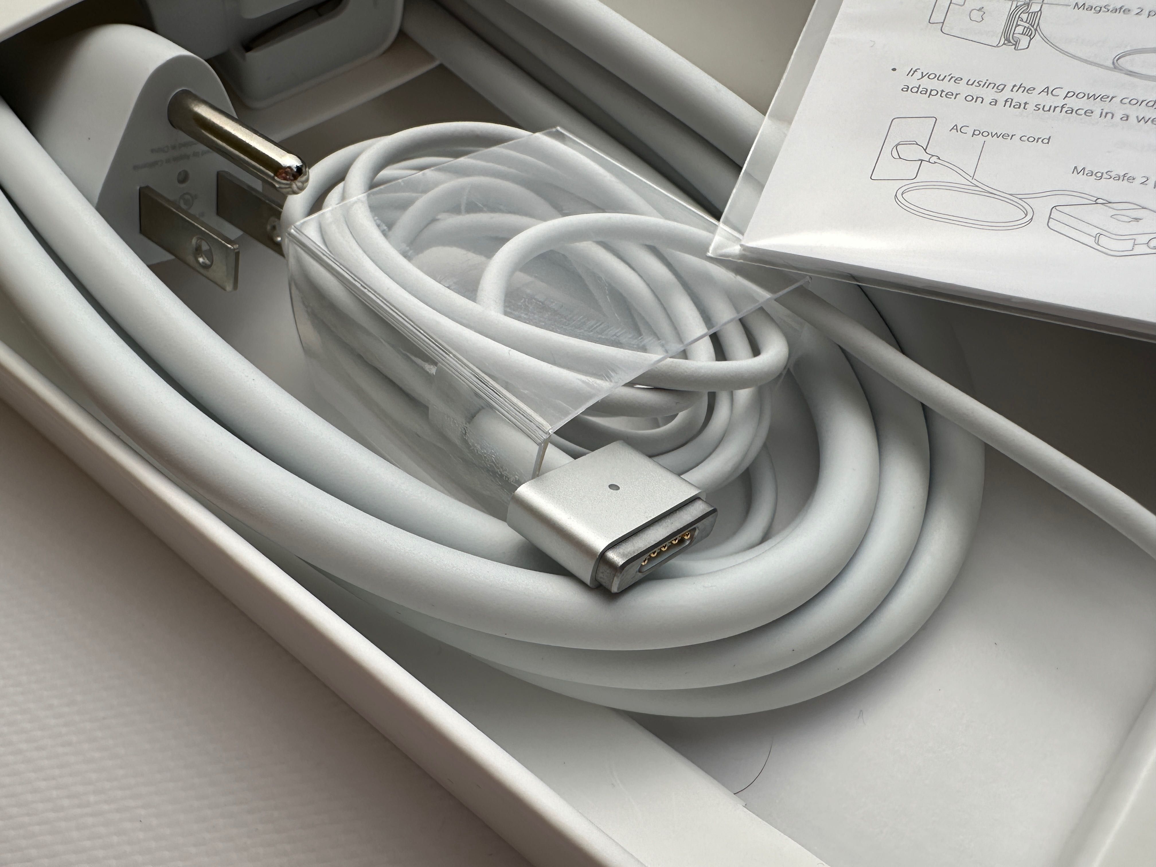 Блок зарядка Apple 85W MagSafe 2 для MacBook Air/Pro оригин США A1424