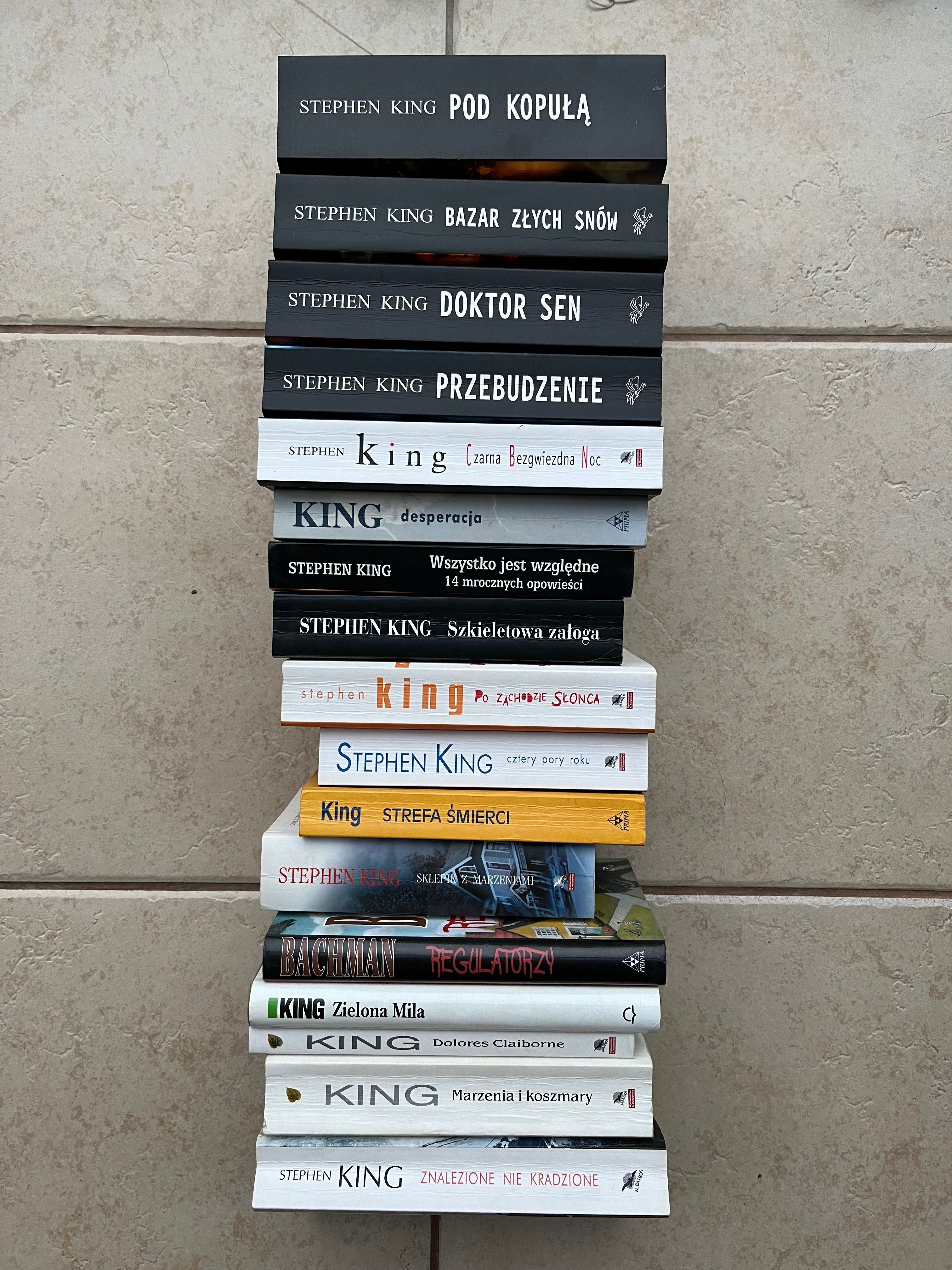 17x Stephen King zestaw książek