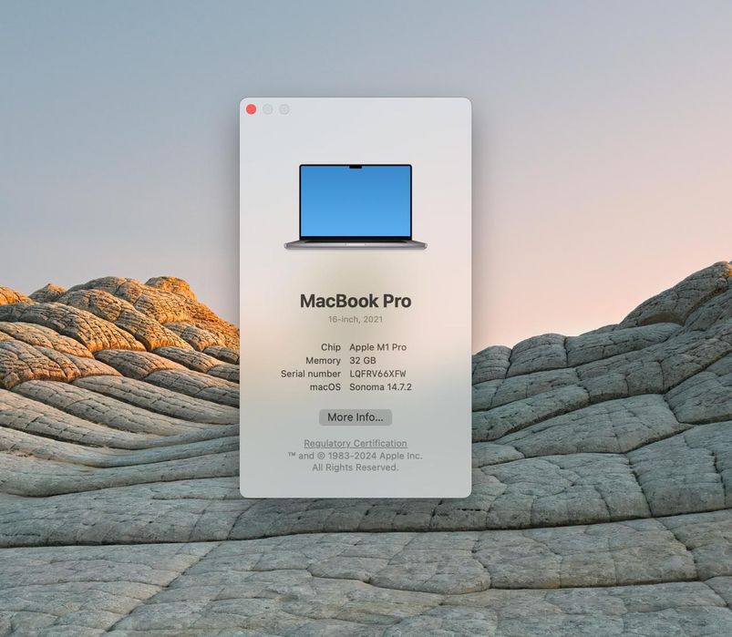 Apple Macbook Pro M1 16"