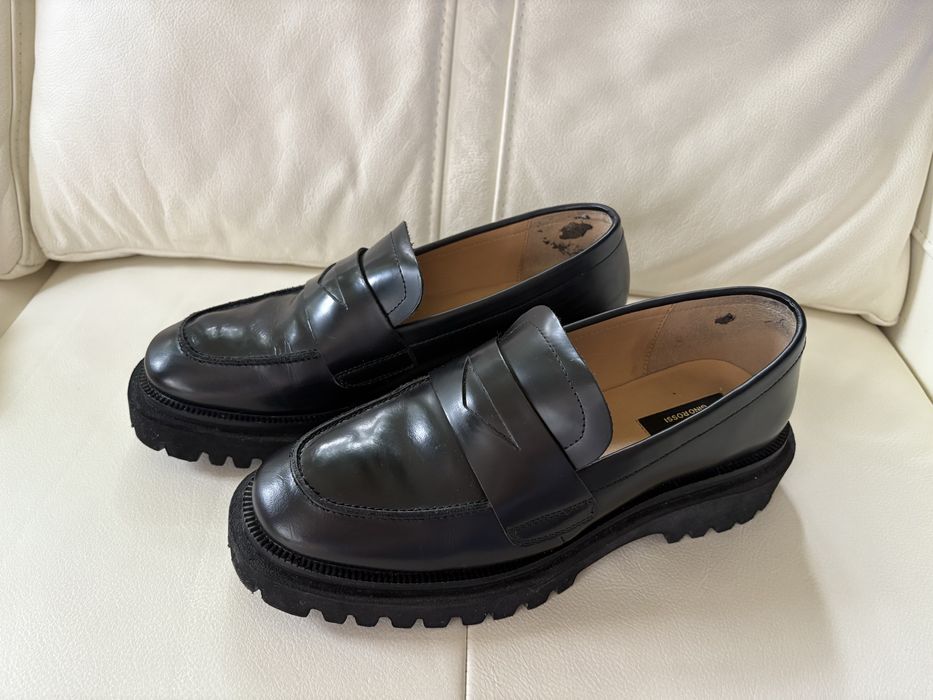 Czarne buty mokasyny gino rossi