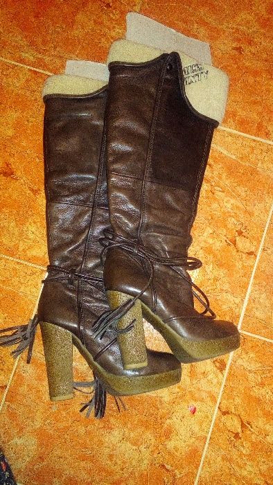 Botas semi novas miss sixty 38 castanhas