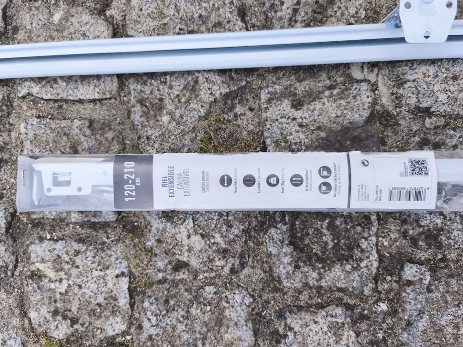 Calhas extensíveis para cortinas pesadas