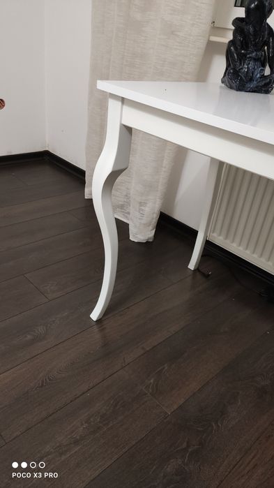 Piękny stół biurko stylowe nogi stan bardzo dobry